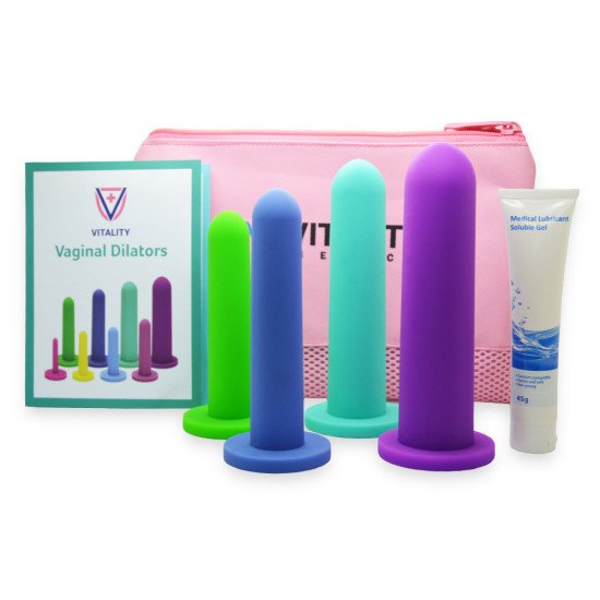 Silicone Dilators 4-Pack Sizes 5-8 Silicone Dilators for Women & Men